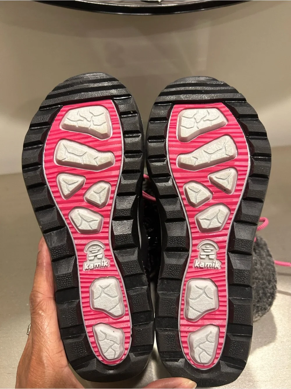 Kamik quilted gray